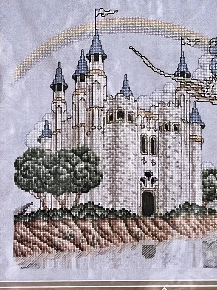 Janlynn - FLIGHT OF FANTASY - Cross Stitch Kit - VTG 1994 #80-228 - PEGASUS New - Image 4 of 4