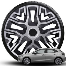 4x Radkappen Radblenden BEST Silver Black 14" 15" 16" Zoll Radzierblenden