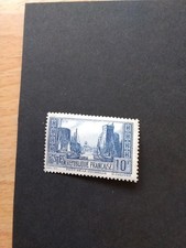 France c1929-31 10f Fine Port De La Rochelle Blue Stamp