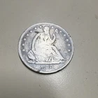 1861-O Seated Liberty Half Dollar Silver Coin New Orleans Mint