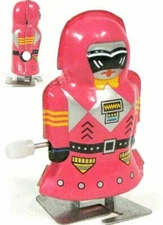 Tin Wind-up Mini Magic Girl robot 