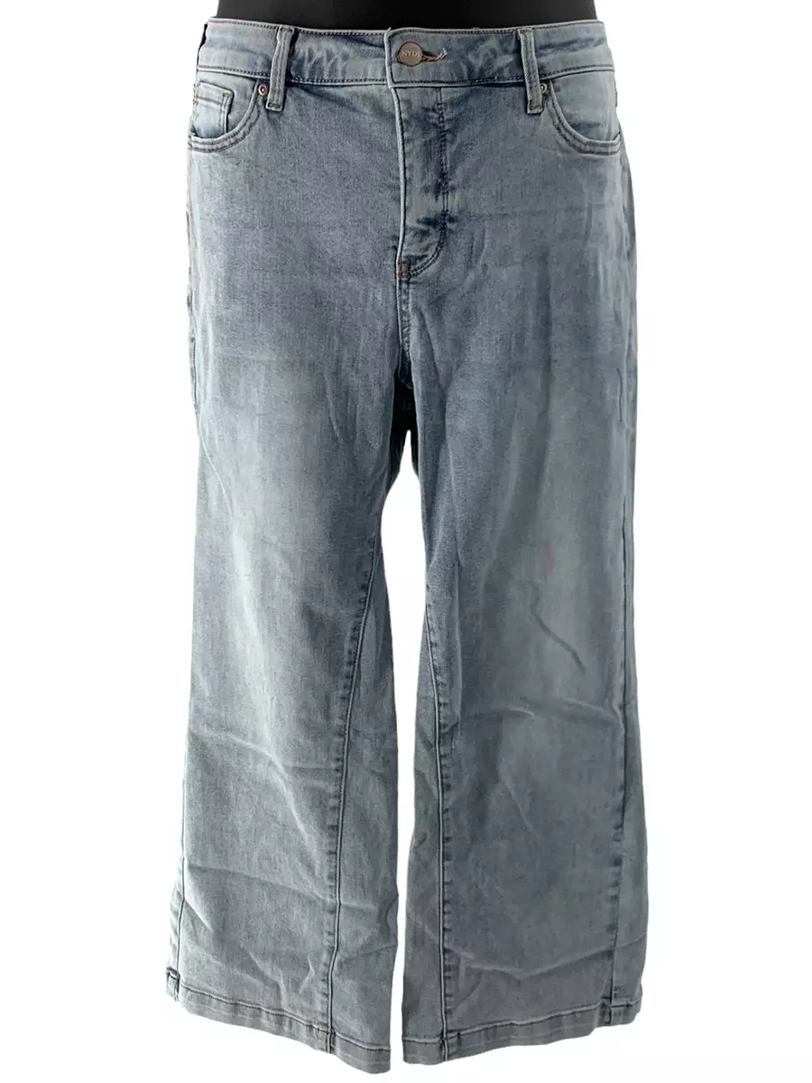 NYDJ Teresa Wide Leg Ankle Jeans w Contoured Seams Skylar eBay