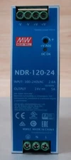 Mean Well NDR-120-24 120W Single Output Industrial DIN RAIL