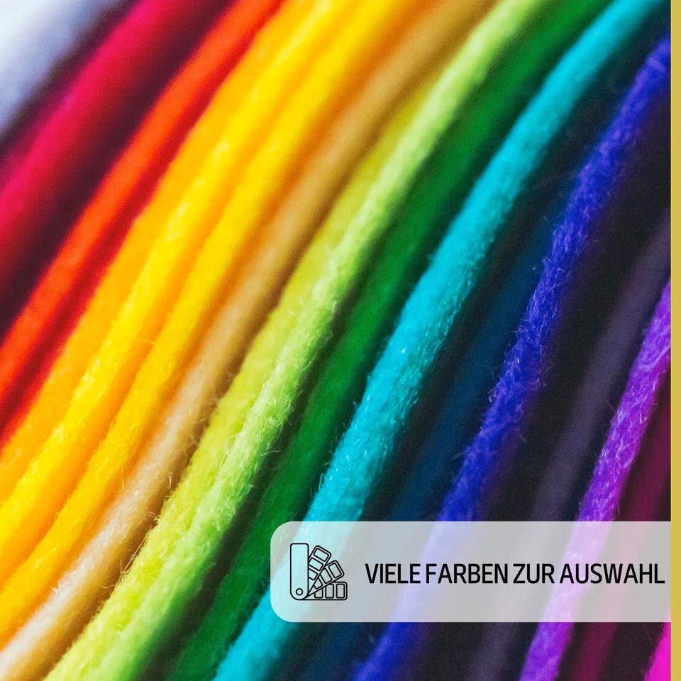 Filzstoff 3 mm Nadelfilz Superflex Bespannstoff aus Filz Meterware Bastefilz - Bild 4 von 4