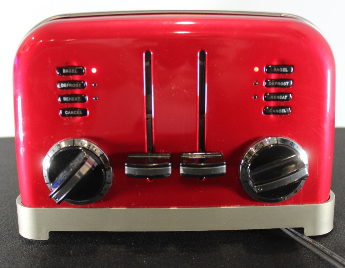 CUISINART Slice Metal Classic Toaster Red CPT-180 (DL) Tested Works