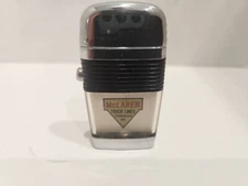 Vintage Mini Scripto VU Lighter McLaren Truck Lines with Black Band