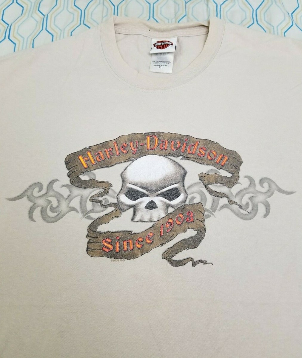 Vintage Harley Davidson Motorcycles Skull Flame T Shirt Vintage Harley Davidson Motorcycles Skull Flame T Shirt
