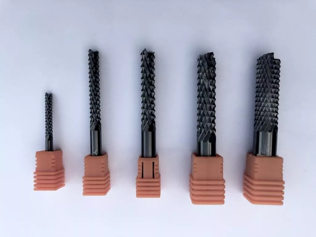 4mm 6mm 8mm10mm12mm Fiberglass Composite Cutter Corn Teeth CNC