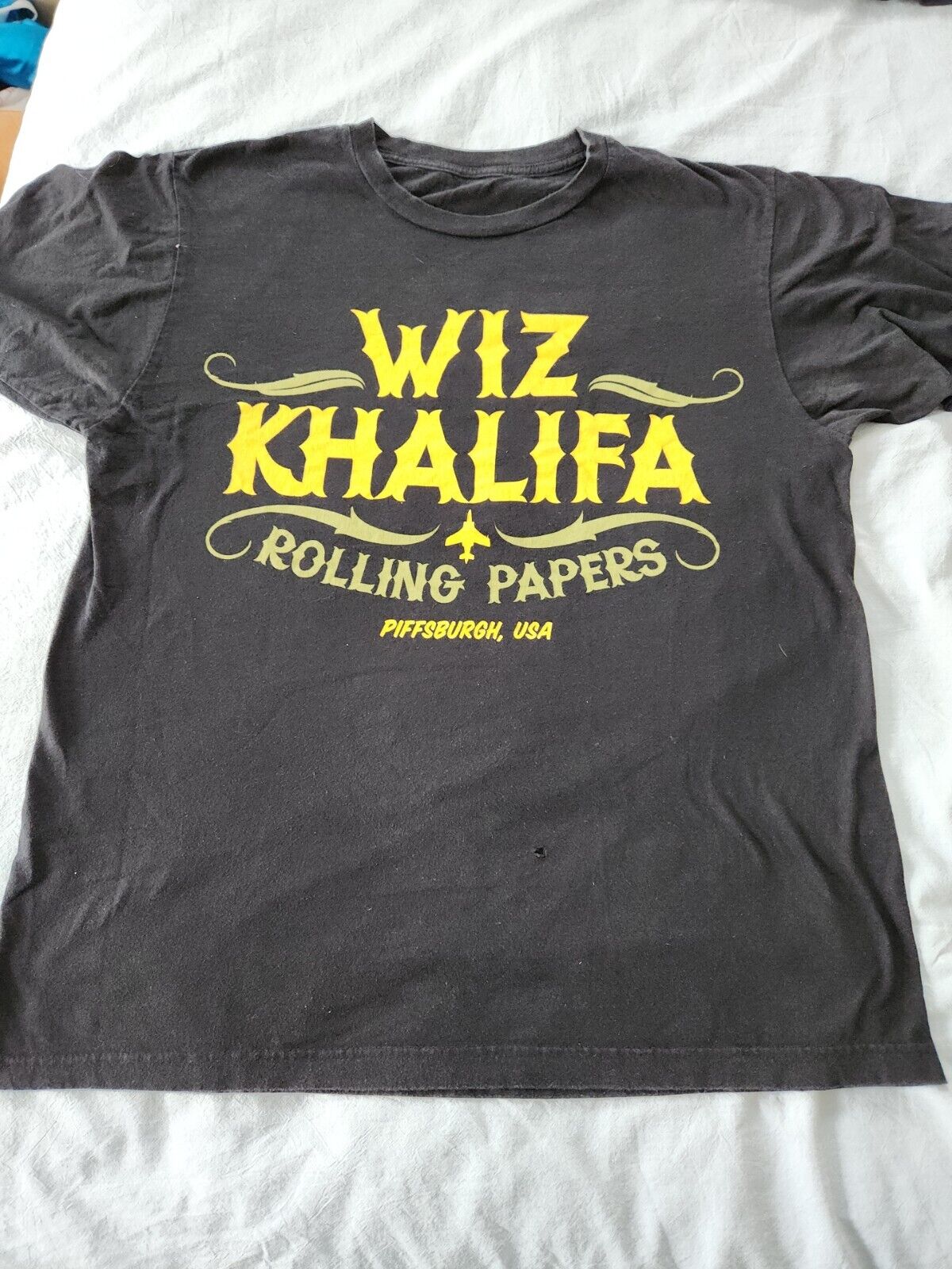 Wiz Khalifa Rolling Papers Piffsburgh Black Shirt… - image 1