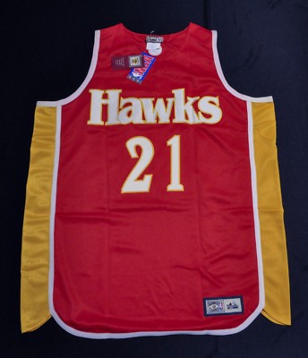 Dominique Wilkins Atlanta Hawks Majestic Jersey NBA HWC Sewn Men