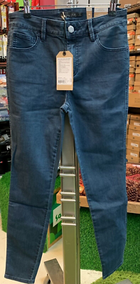 PrAna Women's Oday Jean - Organic Cotton Stretch Skinny, High Rise, Indigo, Size 4 Tall - View #5