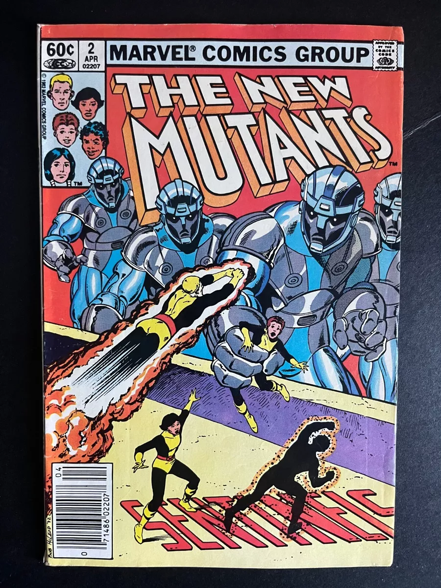 The New Mutants #2 Marvel 1983 - Sentinels Appearance