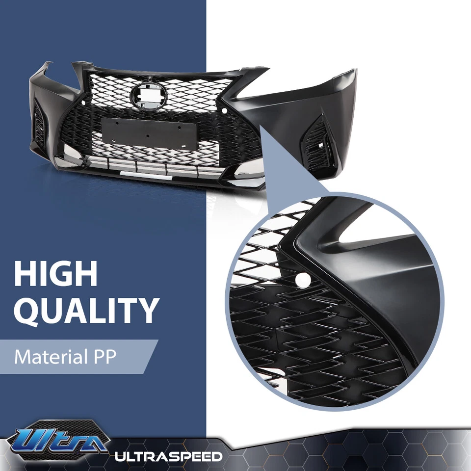 Fit For 06-13 Lexus IS250 IS350 Front Bumper Grille Kit Conversion To 2021+ - Image 4 of 4