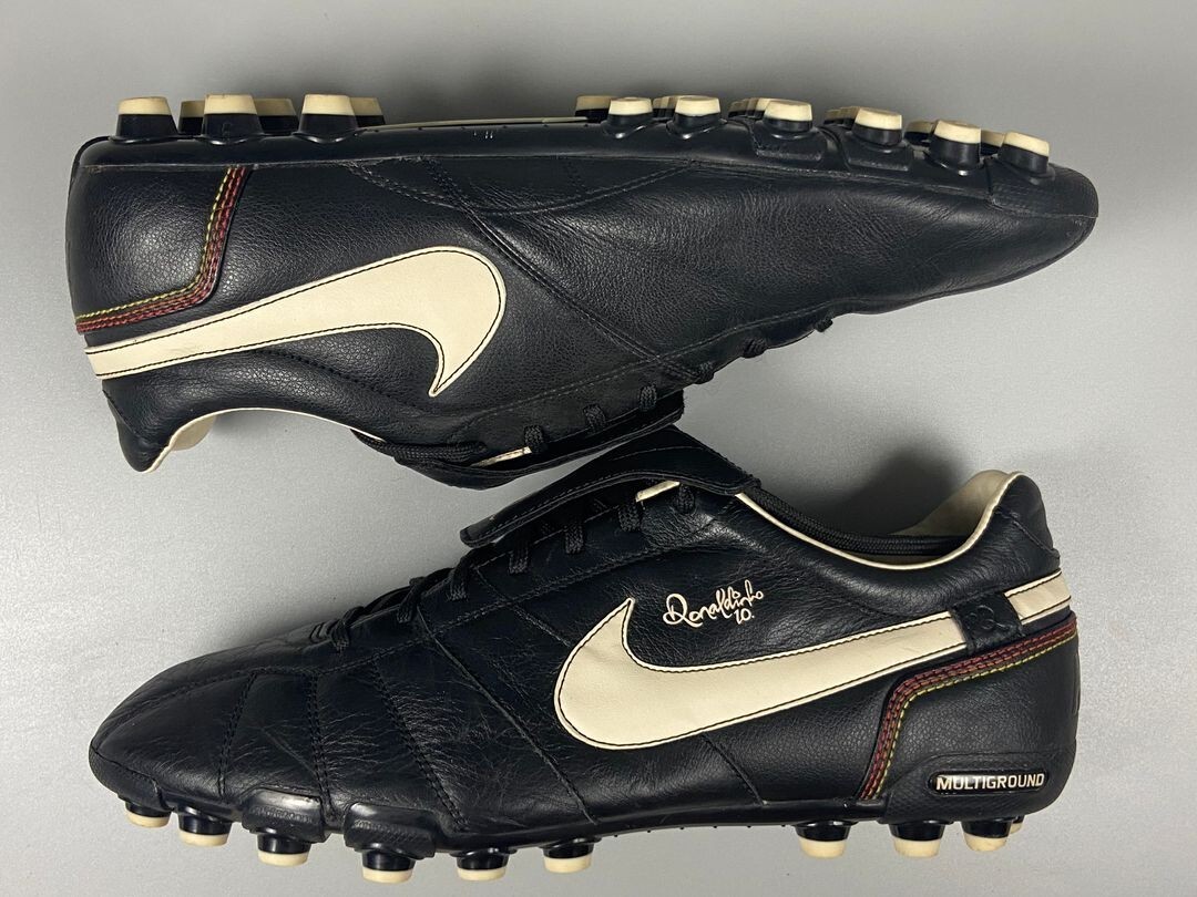 2007 Nike Tiempo Ronaldinho R10 MG US 13 leather soccer