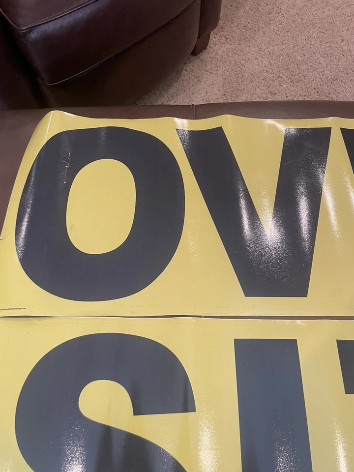 Construction “Over Size” magnet for trucks and pilot cars - over side load - Image 2 of 4