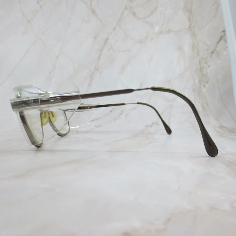 Gafas de sol vintage AOsafety marco Z87 YP6 unisex adultos gris cuadrado borde completo 145 Foto 3 de 4