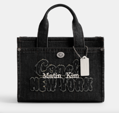 Expedited] MATIN KIM X COACH DENIM CARGO TOTE 26 IN BLACK | eBay