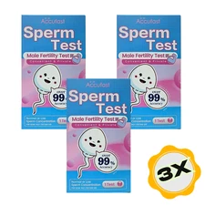 3X Sperm Test Kit For Male Pregnancy Preparation Accuracy 99% Sperm Count check