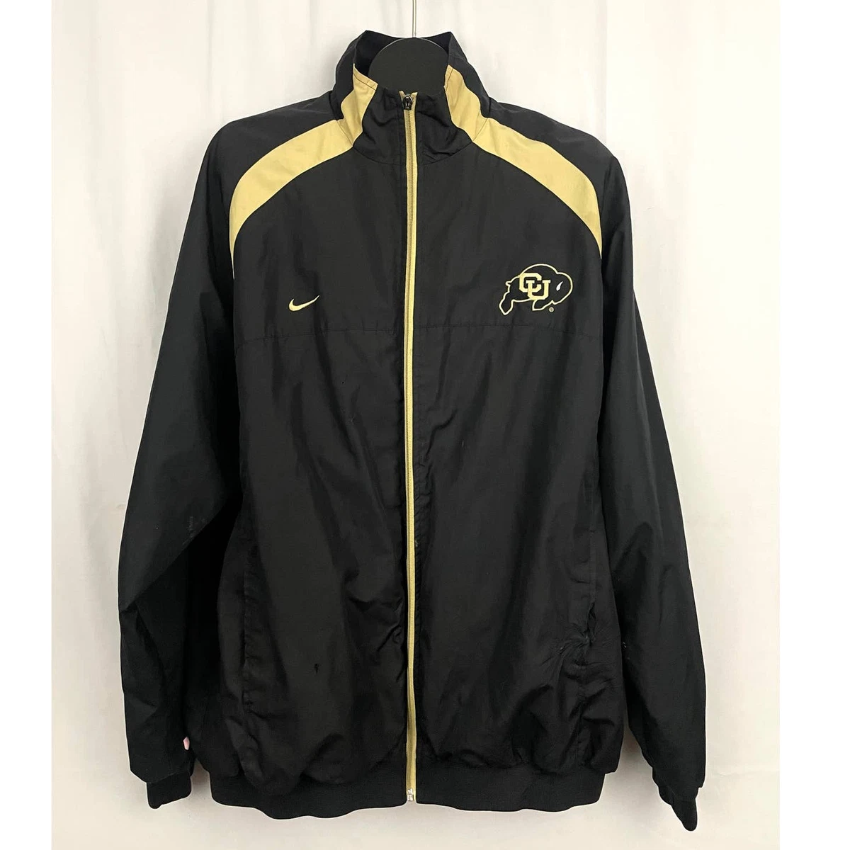 VTG Nike Team Windbreaker Jacket XL University of Colorado Deion