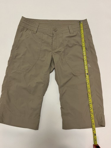 The North Face UPF 30 Horizon Utility Hiking Trail Capris Beige Womens Sz 6 EUC! - Picture 14 of 14