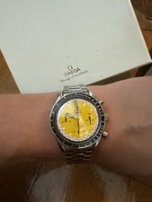 OMEGA Speedmaster Yellow Mens Watch Schumacher Edition 3510.12 39mm Full Set
