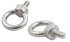 Steel Eyebolt - for Lifting M6 x 1 Thread Size, 12 mm Thread Length