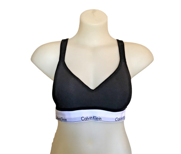 Calvin Klein Black Sports Bra Size Large