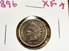 NICE VERY SHARP 1896  INDIAN HEAD CENT / PENNY. SHARP LIBERTY , MUST SEE !