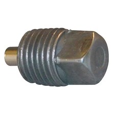 Magnetic Square Head Plug Magnetic Square Head Plug, 1/2" Pipe, Mnpt, Steel,