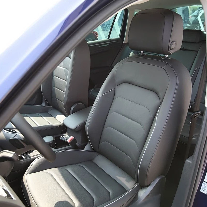 FUNDAS DE ASIENTO DE CUERO DE COCHE PERSONALIZADAS MOTOPTES PARA VOLKSWAGEN TIGUAN 2009-2024 Foto 4 de 4