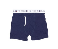 Tommy Hilfiger L92648 Boy's Navy Cotton Blend 1-Pack Boxer Brief Size XL 16-18