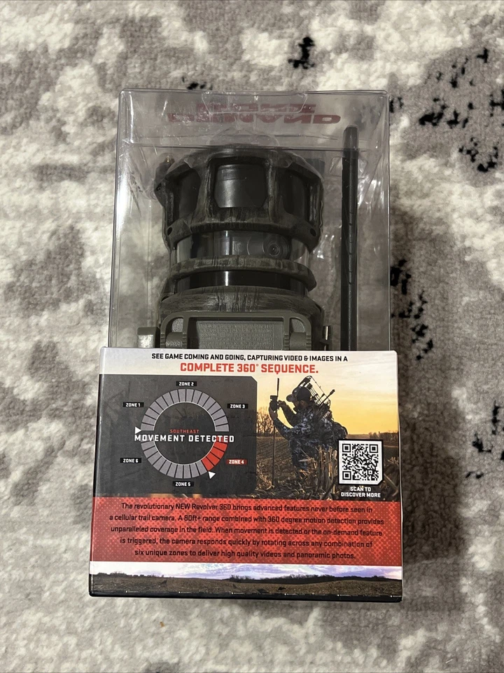 Stealth Cam Revolver 36MP 360 Degree Cellular Trail Camera Openbox - Image 3 of 4
