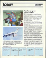 TODAY United Technologies Hamilton Standard 4 1984: Pro-Fan Engine; Jack Leary
