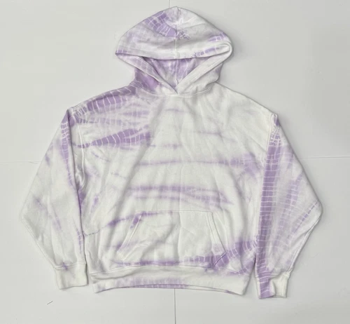 UNDERCOVER Felpa rosa Victoria's Secret con cappuccio donna XS manica lunga tie dye