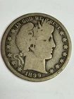 1899-O Barber Half Dollar Silver Coin *Ungraded*