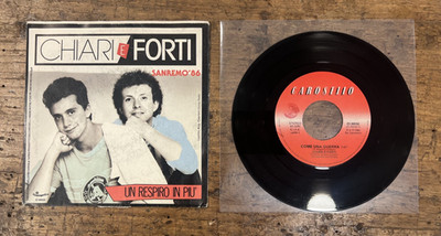 45'' Chiari E Forti   Come Una Guerra 1986 Italy Pop Europop