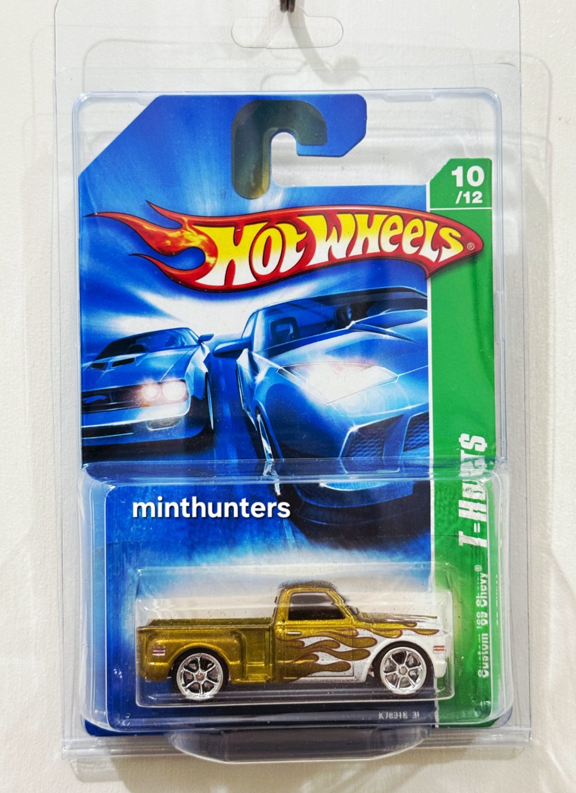HOT WHEELS SUPER TREASURE HUNT CUSTOM '69 CHEVY PICKUP TRUCK
