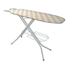 Polder 38 in. H Steel Ironing Board with Iron Rest Pad Included