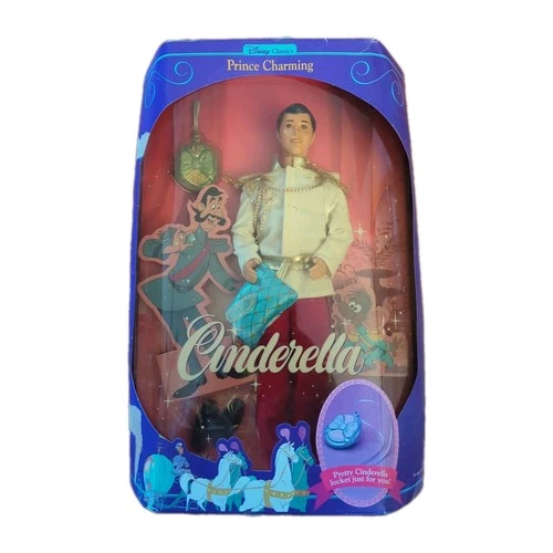 Disney Store Classics Princess Cinderellas Prince Charming Doll 1991 Mattel 1625