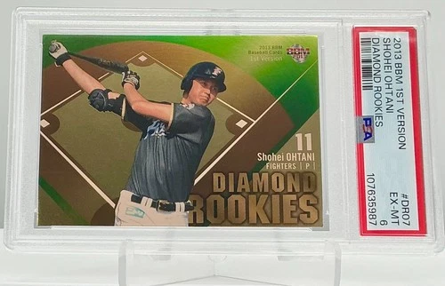 SHOHEI OHTANI 2013BBM 1ST VERSION DAIMOND ROOKIES #DR07 PSA6!ROOKIE CARD!LOWPOP!