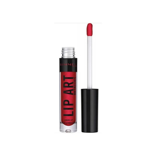 2 x Rimmel Lip Art Metallics Lip Gloss Once Bitten 070 - Picture 3 of 3
