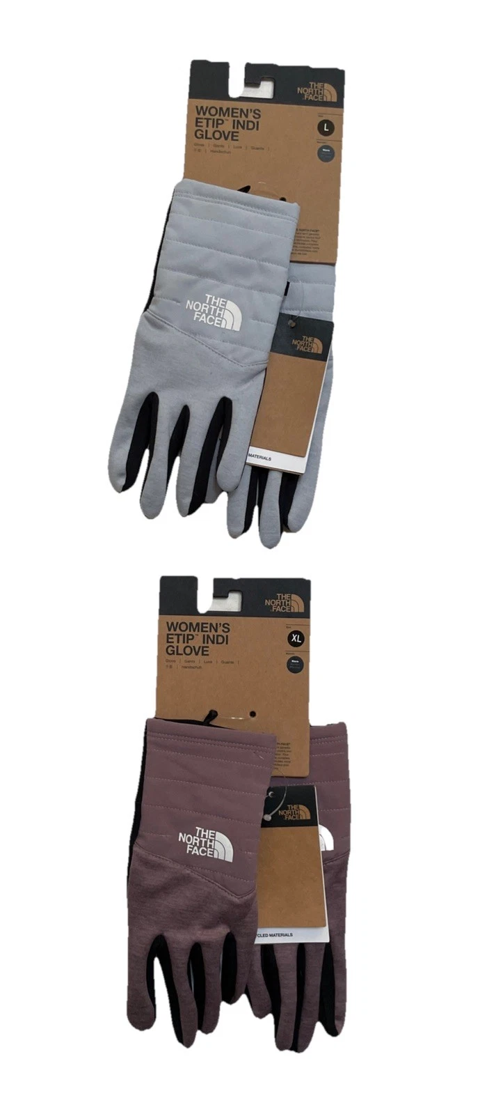 The North Face Etip Indi Winter Gloves, Women’s Size XS, L, XL; Assorted Colors