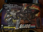 Transformers GI Joe X Crossover Megatron Hiss Tank with Baroness Figure New