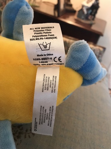 Disney Store Little Mermaid Flounder Yellow Fish Plush 10" Stuffed Animal #ZZ - Imagen 6 de 9