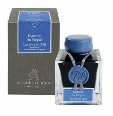 Jacques Herbin 1798 kyanite Nepal [fine particles containing silver] hbj15513