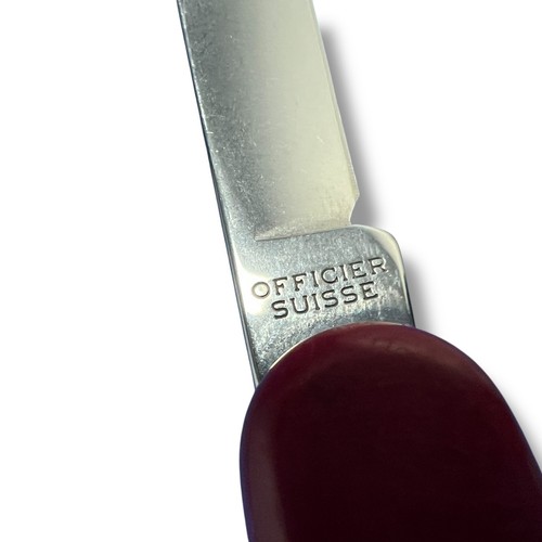 Victorinox Swiss Army Knife Officer Suisse Red Multi-Tool – Vintage Model - Picture 8 of 9