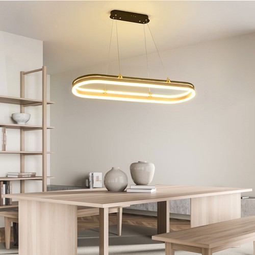 Dining Room Chandelier Modern LED Ceiling Light Acrylic Pendant Lamp Fixture USA - Picture 3 of 12