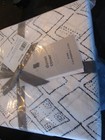 West Elm Organic Hand Drawn Diamond King duvet midnight 2 King shams New