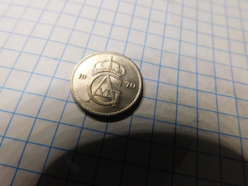 coins= -sveden -25 ore 1970# 1222 - Picture 2 of 2