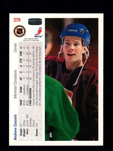 1991-92 Upper Deck Base Hockey Cards 301-400 Including Rookies - You Pick - Picture 639 of 793
